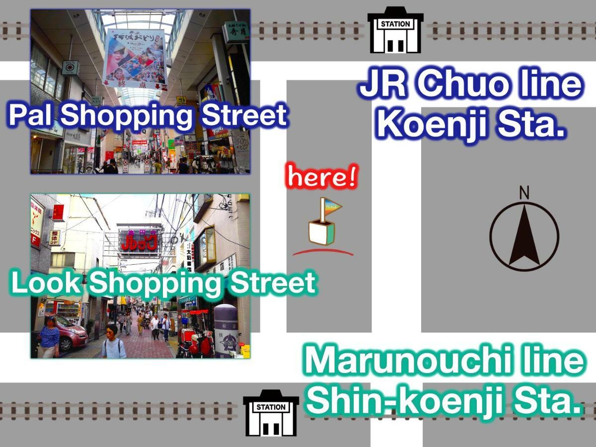 Top Edge Hostel Koenji Tokyo Ngoại thất bức ảnh